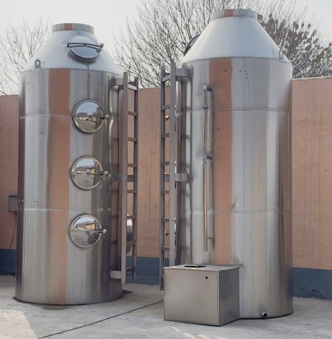 不銹鋼水洗除塵塔的原理