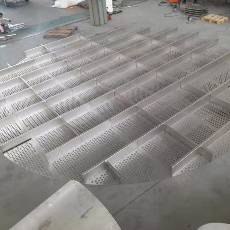  脫硫塔內(nèi)不銹鋼煙氣均布托盤結(jié)構(gòu)設(shè)計(jì)